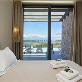 3 bedroom villa with pool & sea view, near Acharavi, sleeps 6